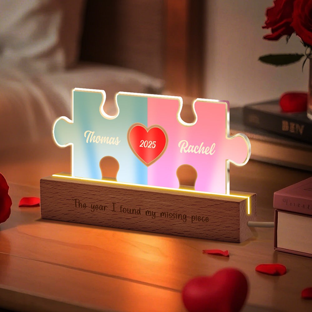 Couple Puzzle LED Light