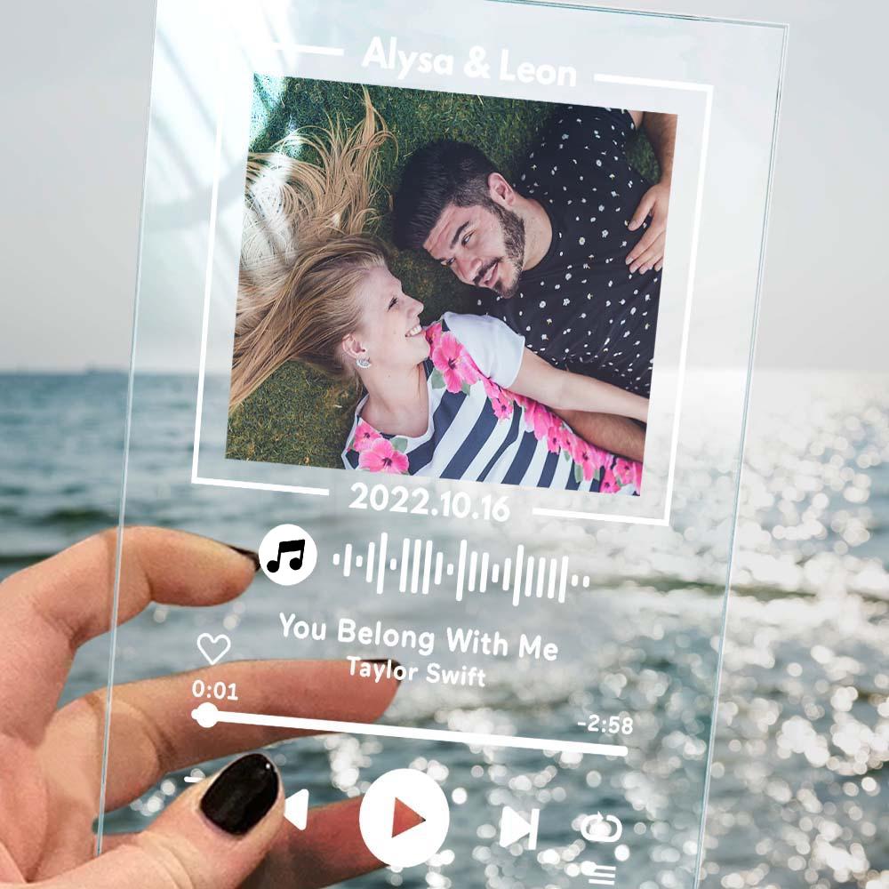 Glass Code Keychain Lamp