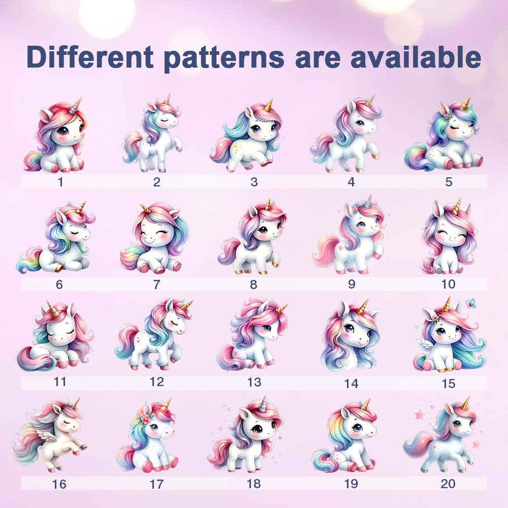 Personalized Unicorn Moon LED Night Light with Name Lamp Decor Birthday Gift for Girls