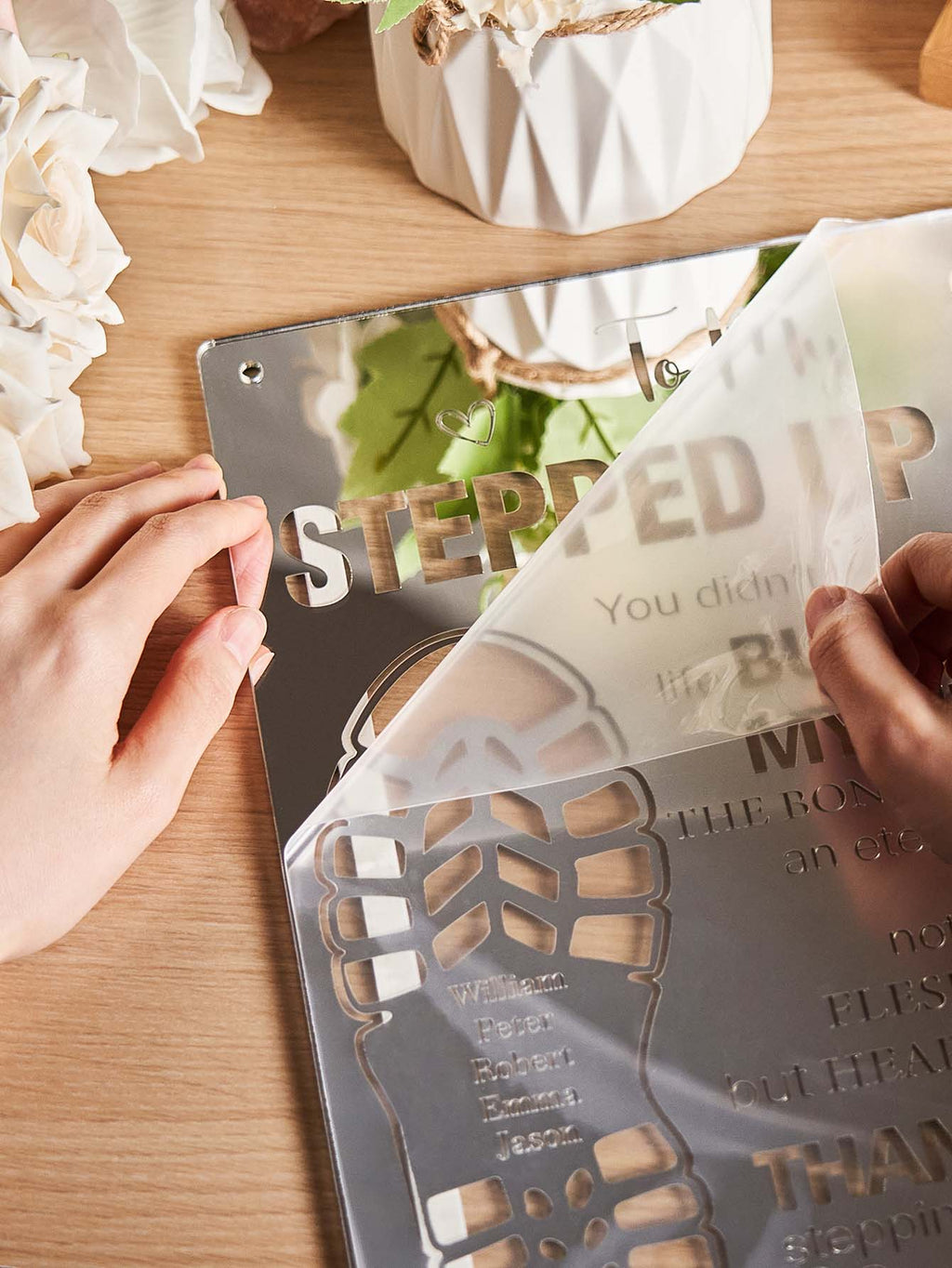 Dad Step-Up Mirror Light