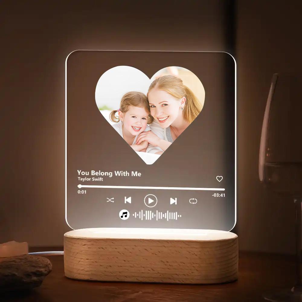 Music Code Heart Lamp