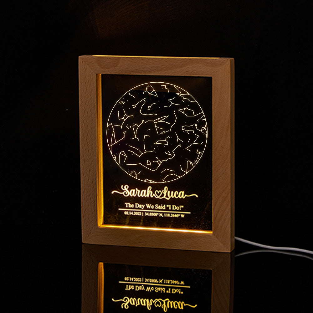 Crystal Star Night Lamp