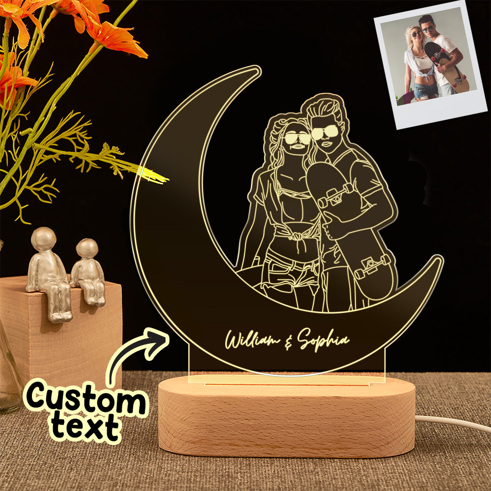 Portrait Moon Night Lamp