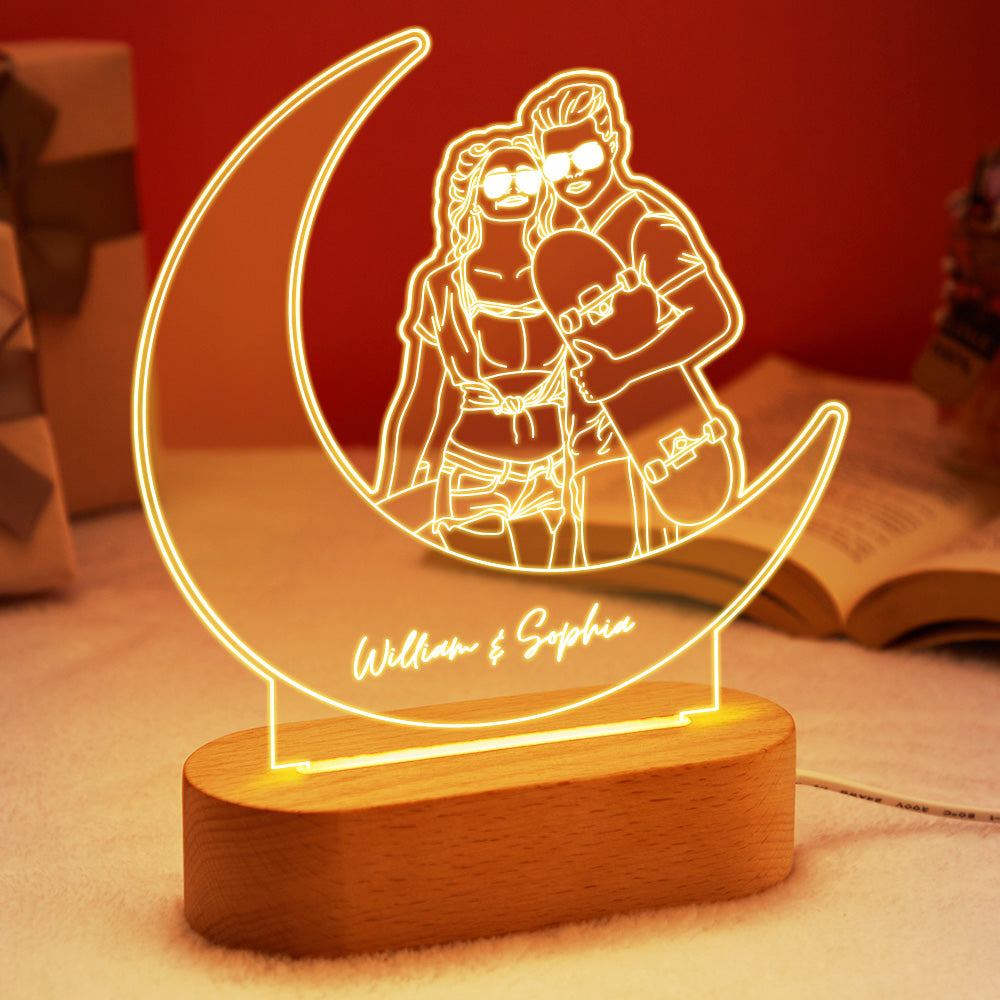 Portrait Moon Night Lamp