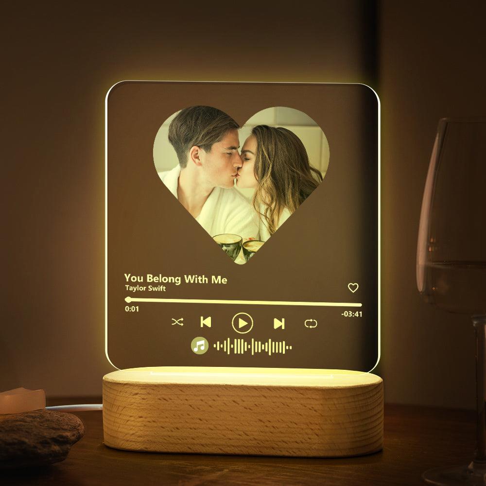 Music Code Heart Lamp