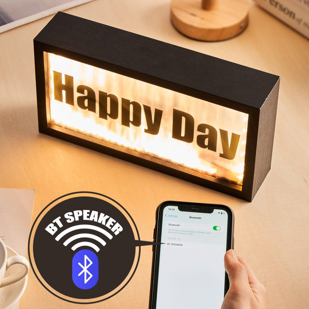 Bluetooth Text Speaker Lamp