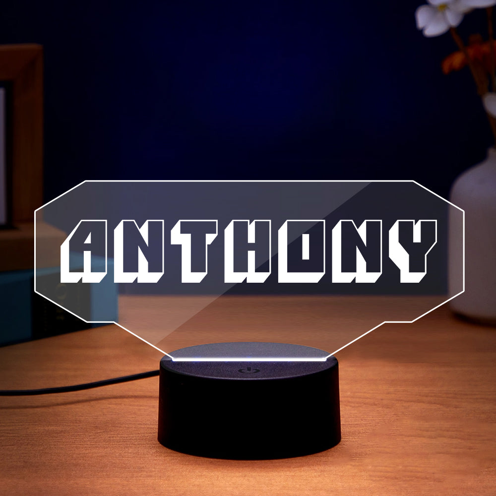 Gaming LED Name Light