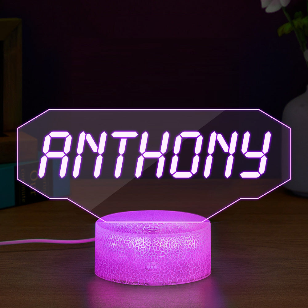Gaming LED Name Light
