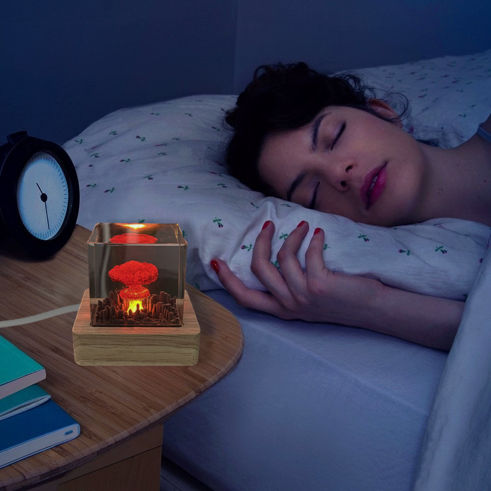 Atomic Bomb Resin Lamp