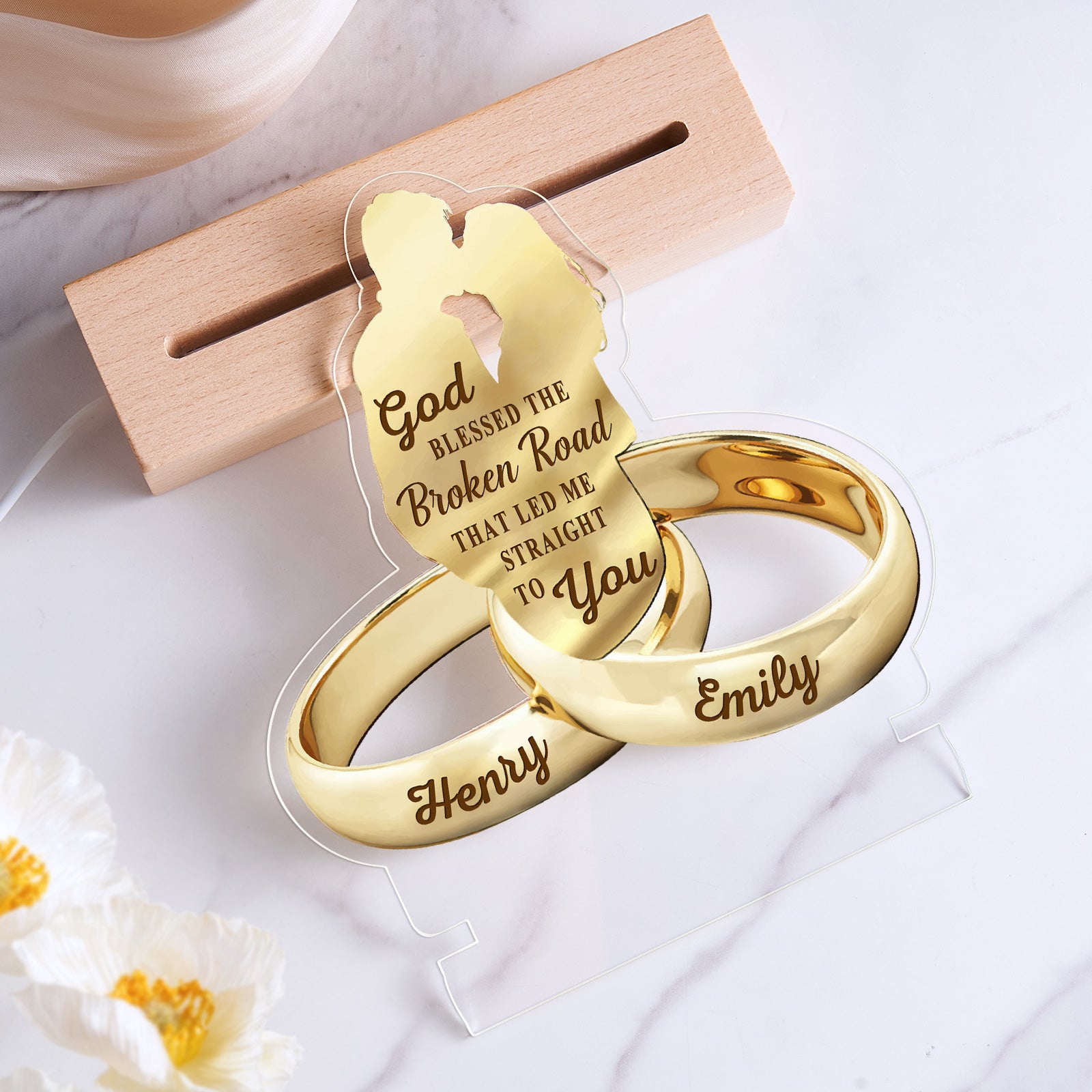 Couple Names Acrylic Lamp