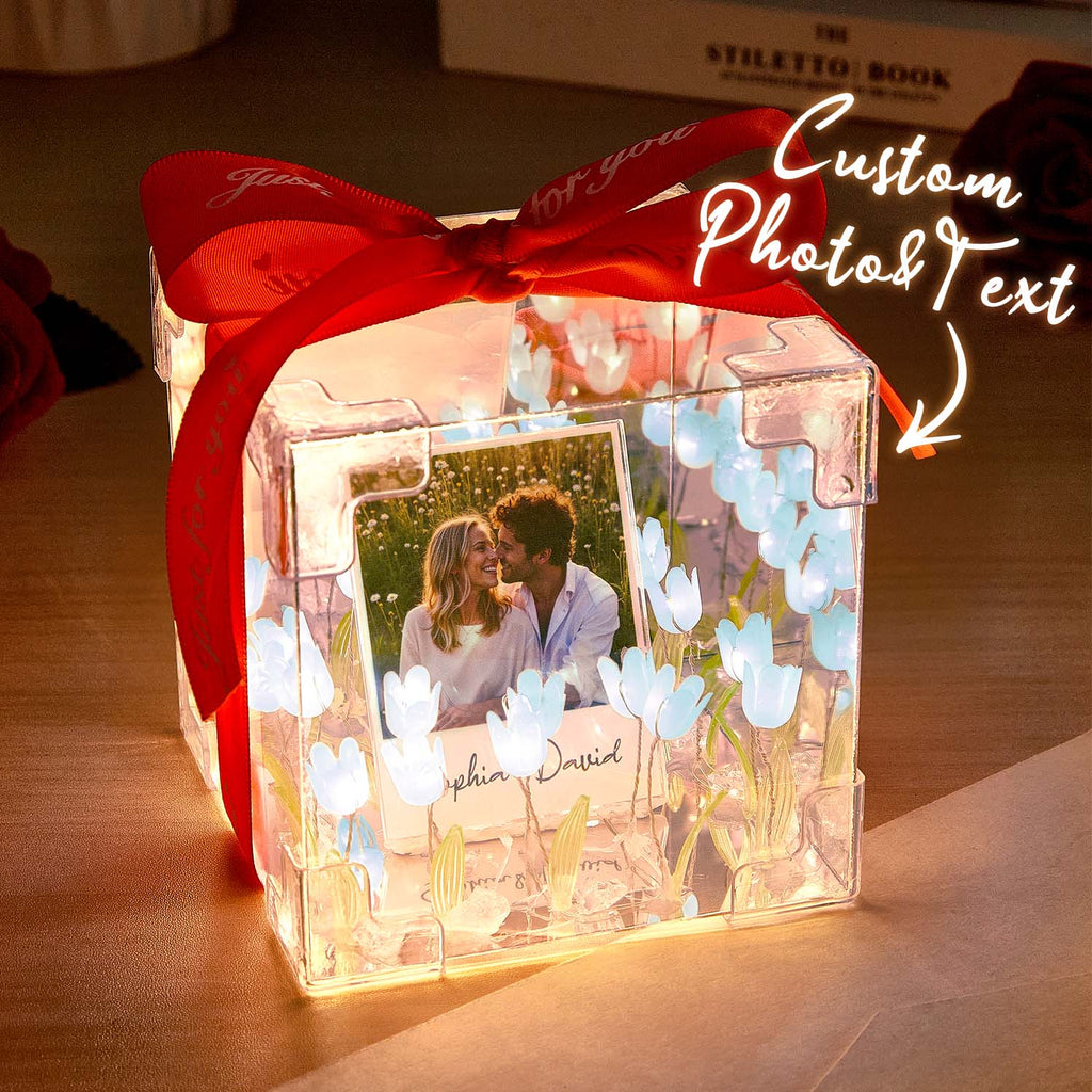 Photo Tulip Flower Light