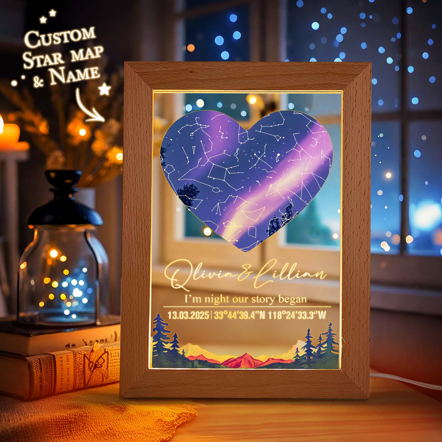 Memorial Hourglass Lamp