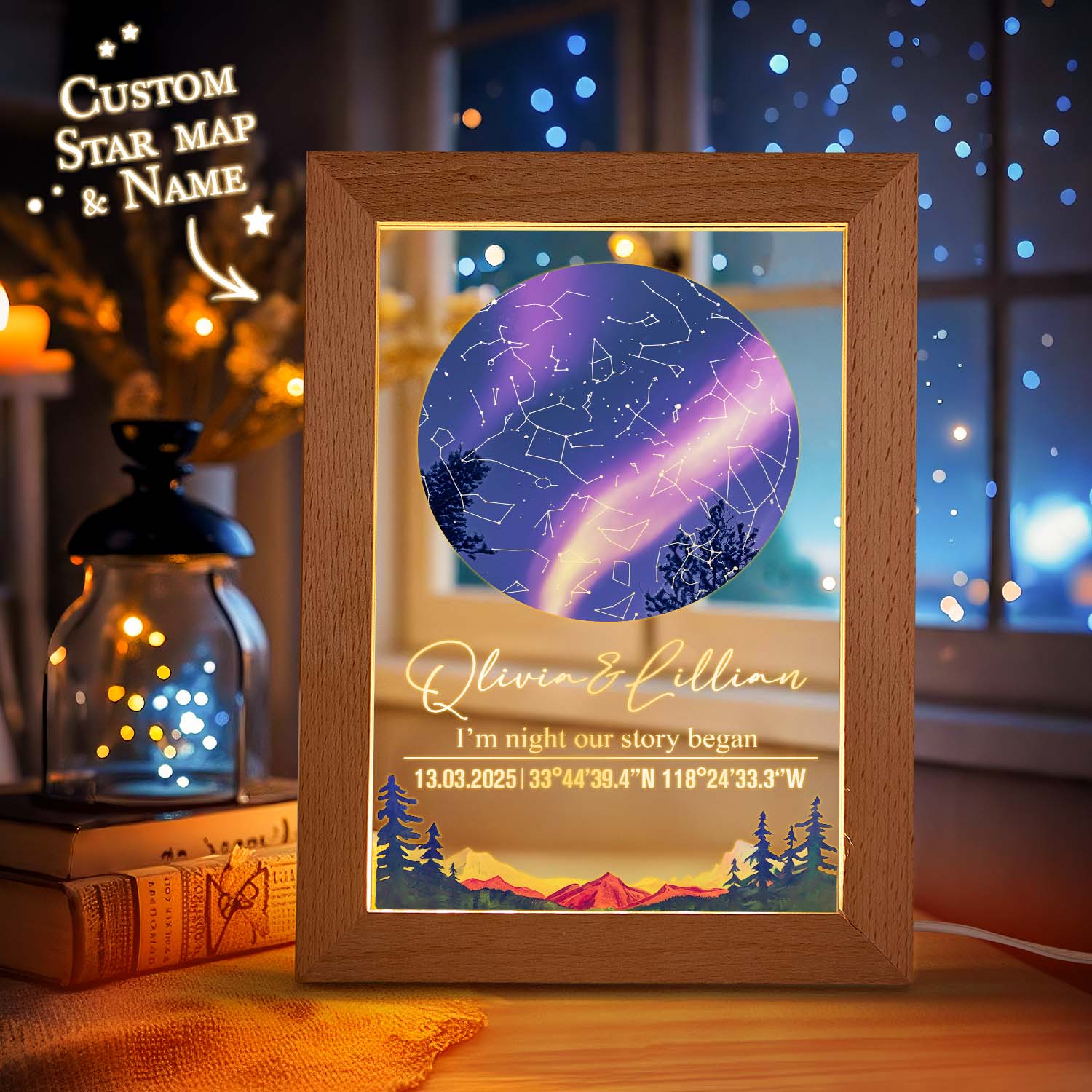 Memorial Hourglass Lamp