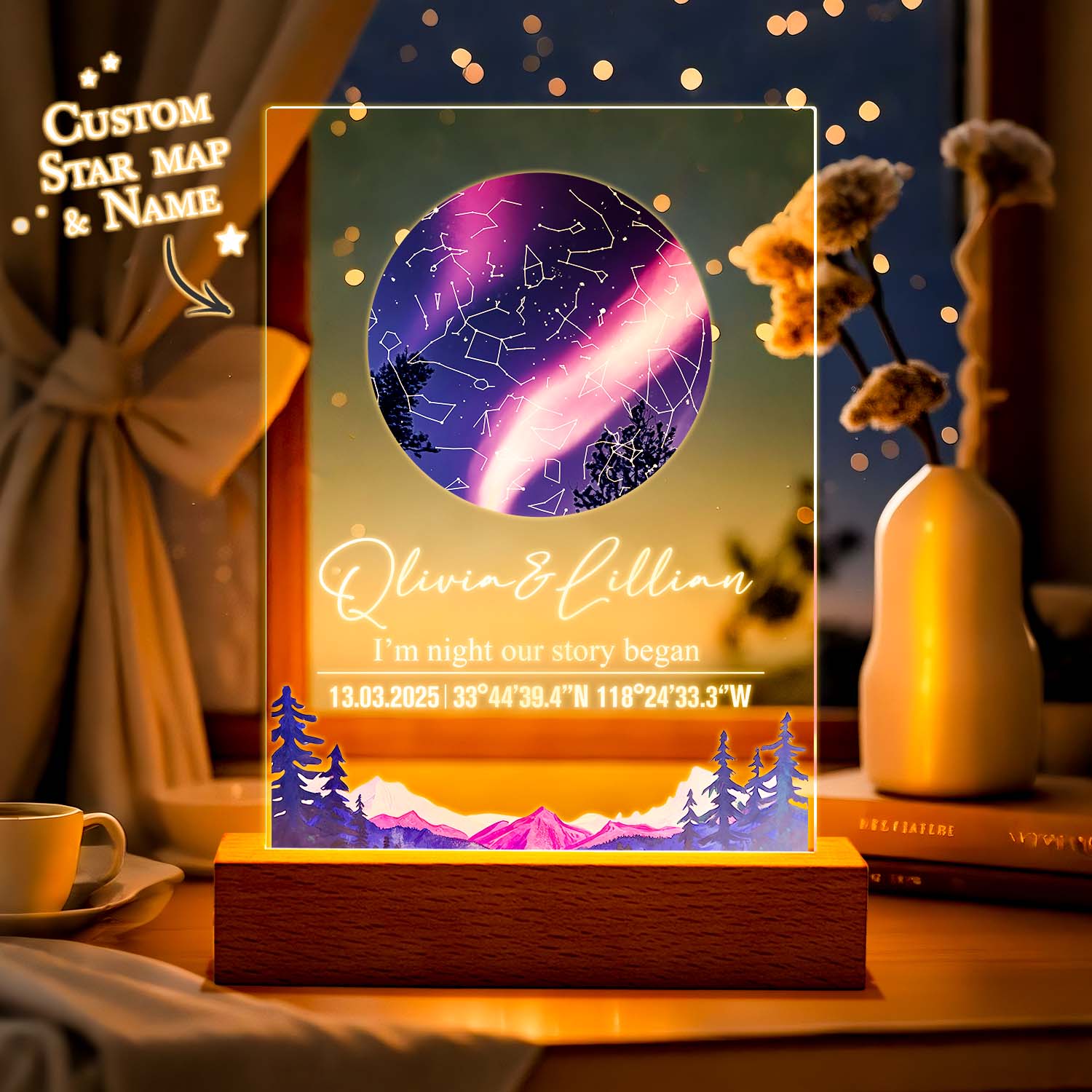 Memorial Hourglass Lamp