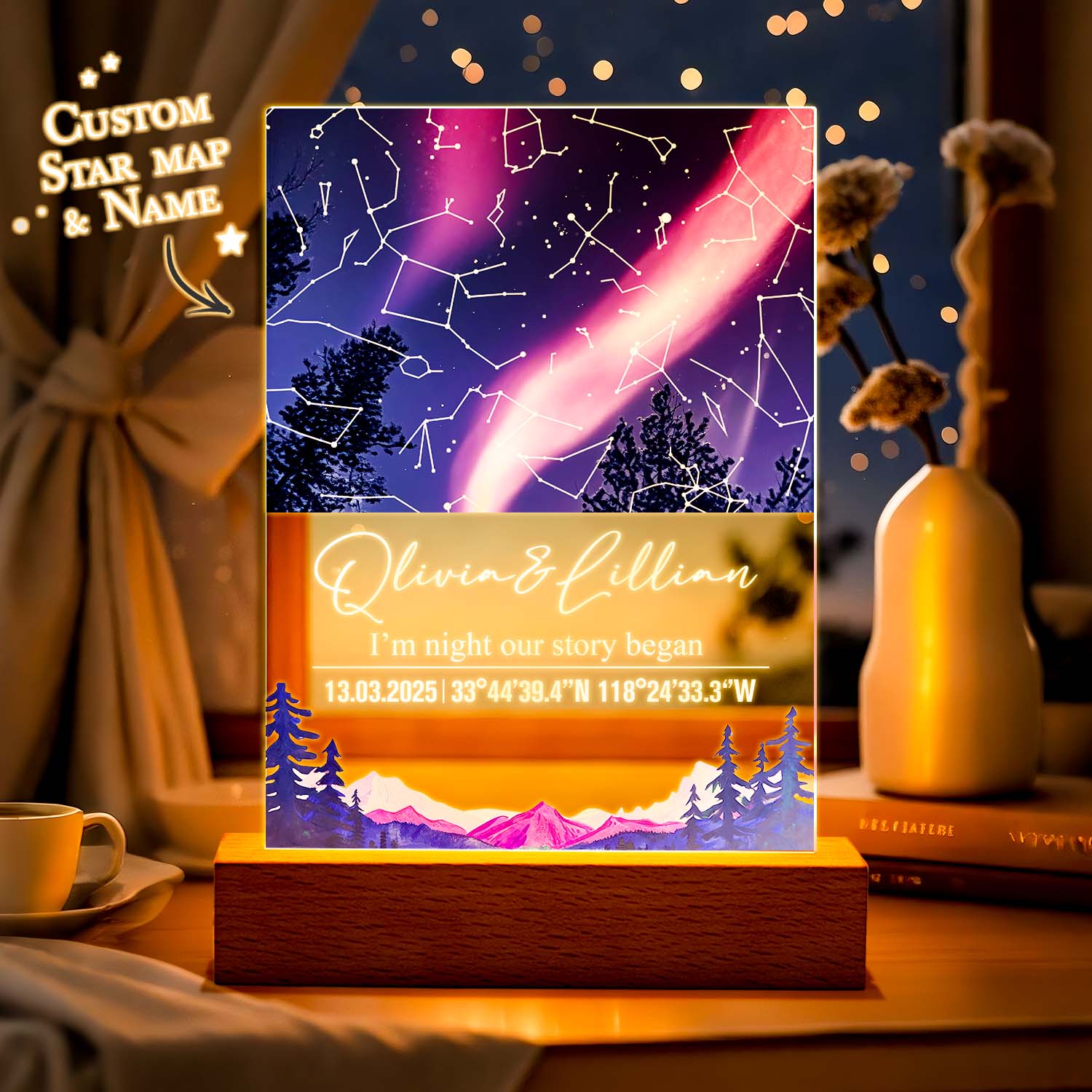 Memorial Hourglass Lamp