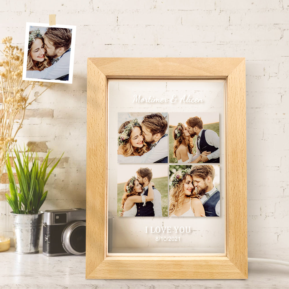 Anniversary Collage Frame Light