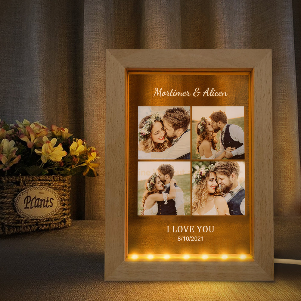 Anniversary Collage Frame Light