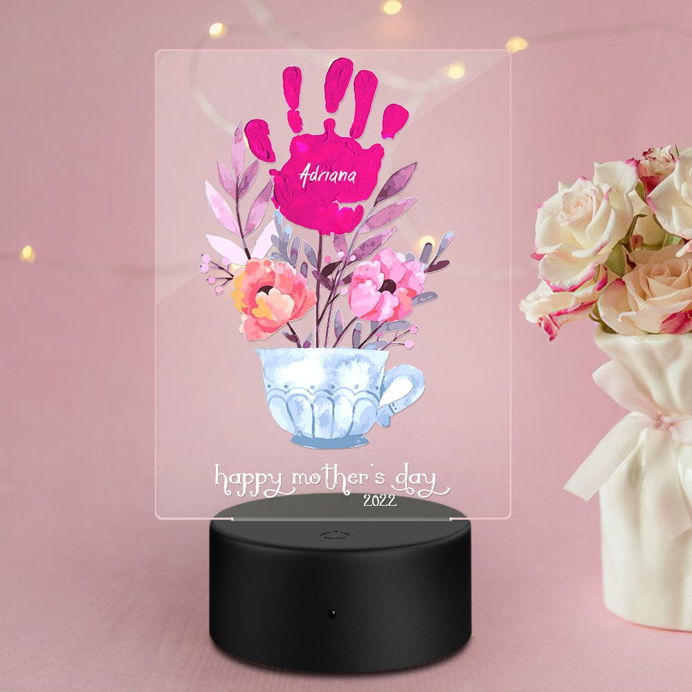 Name & Date Handprint Lamp