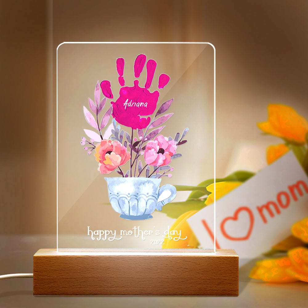 Name & Date Handprint Lamp