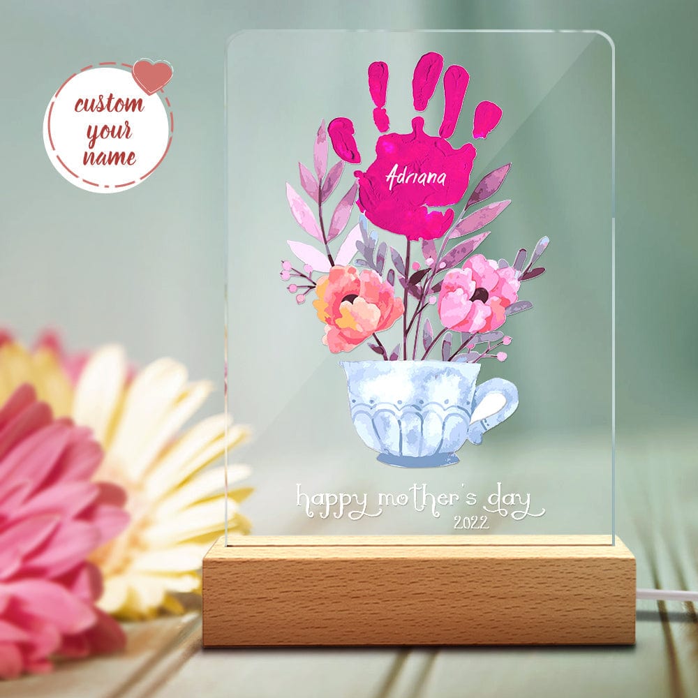 Name & Date Handprint Lamp