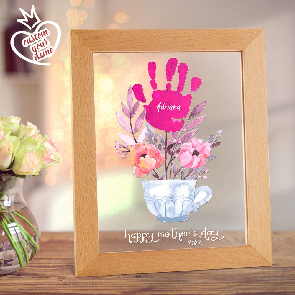 Name & Date Handprint Lamp