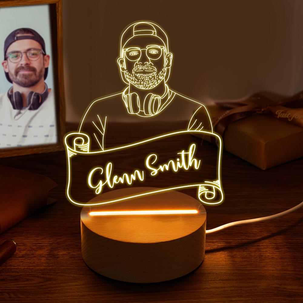 3D Portrait Night Lamp