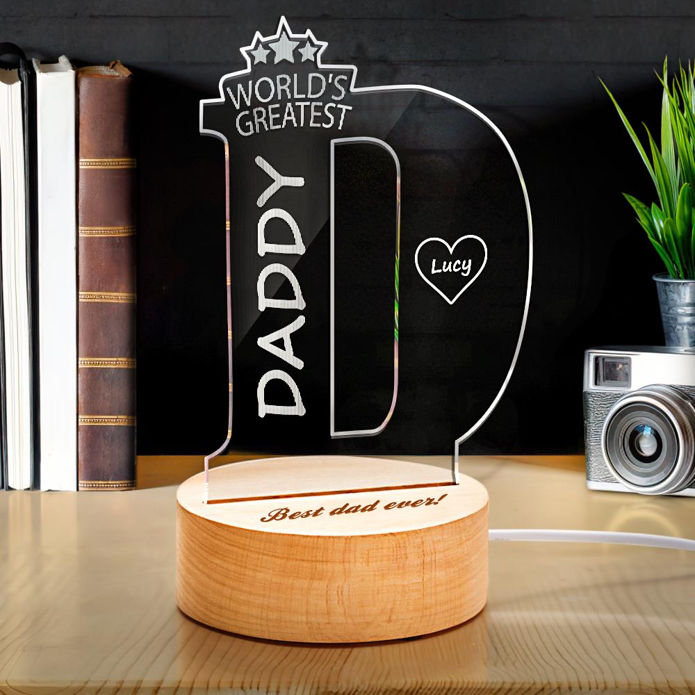 Custom Name Bedroom Night Light