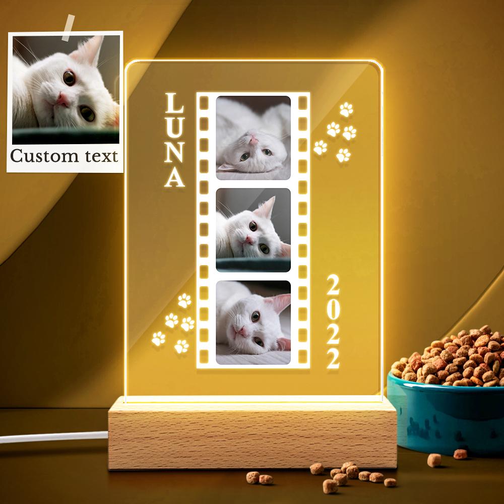 Cat Photo Bedside Lamp