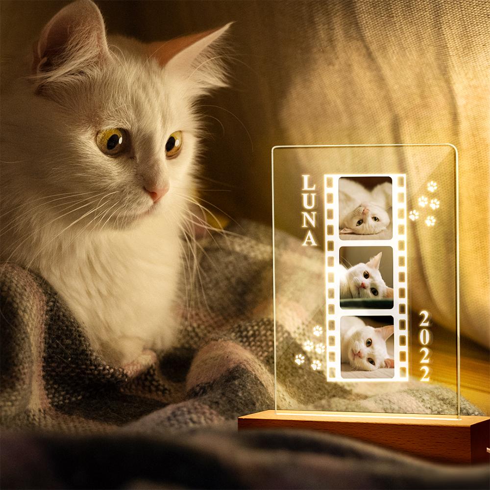 Cat Photo Bedside Lamp