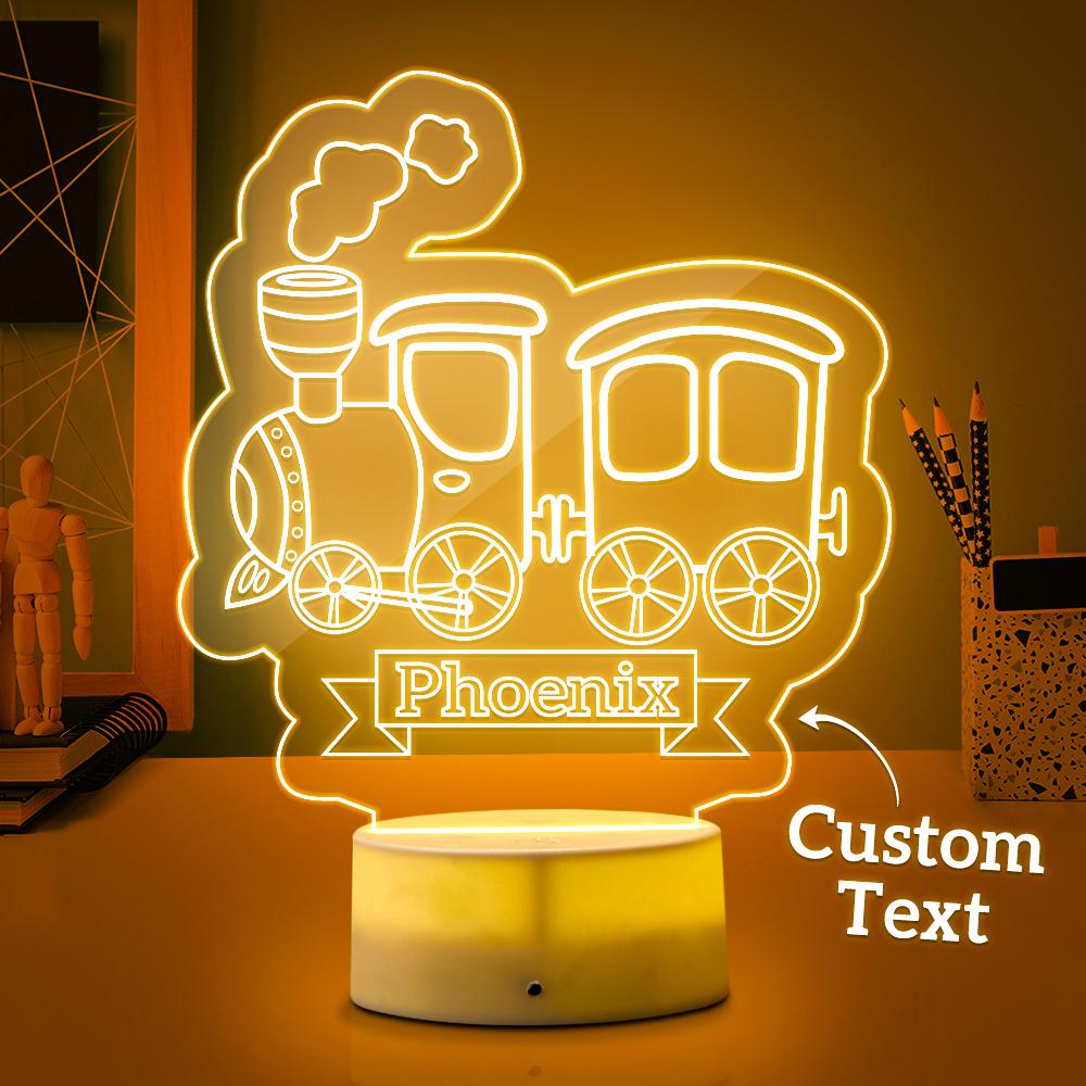 Train LED Kids Lamp