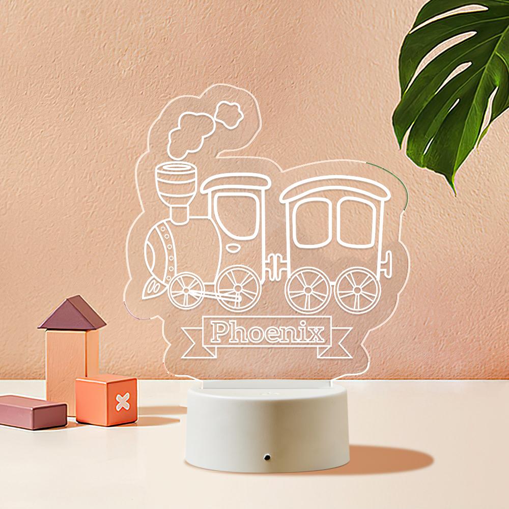 Train LED Kids Lamp