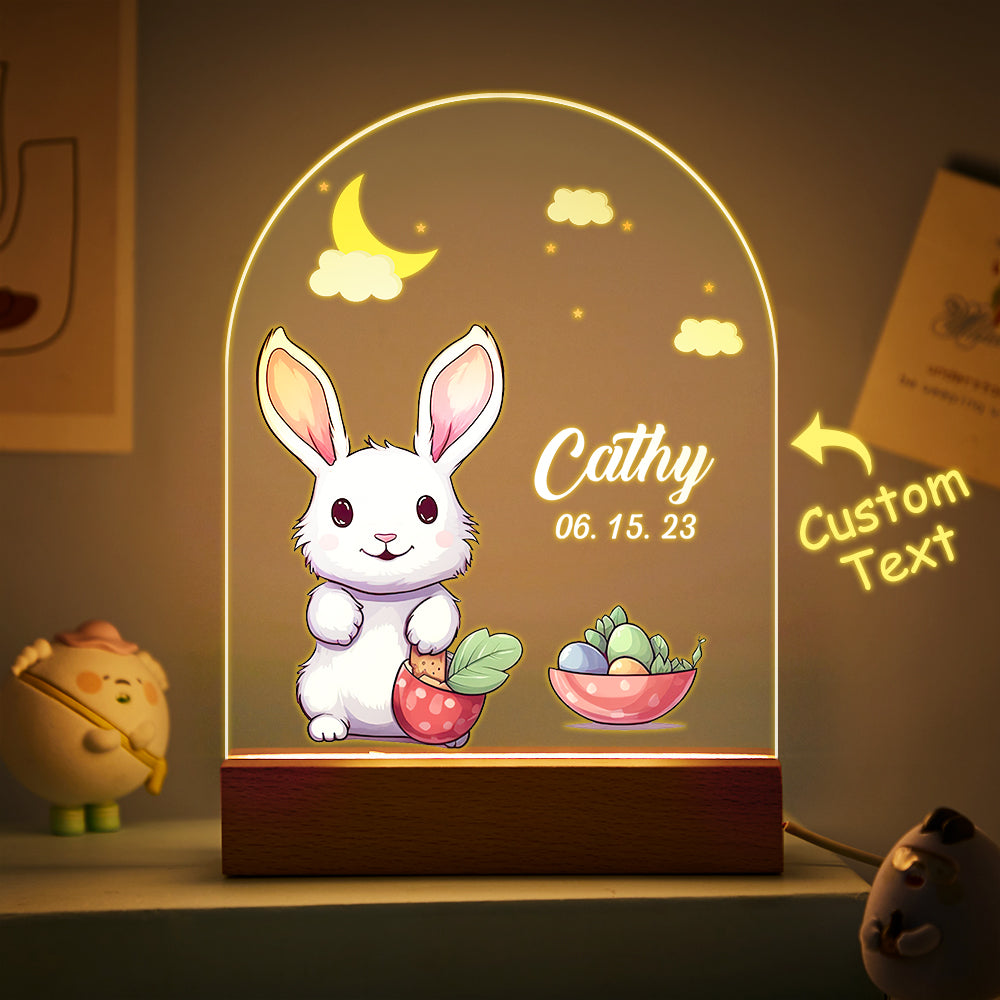 Custom Name Christmas Tree Personalized Santa Elk Night Light Bedroom Christmas Gift 3D Room Decor Night Light Desk Lamp Night Light Gift