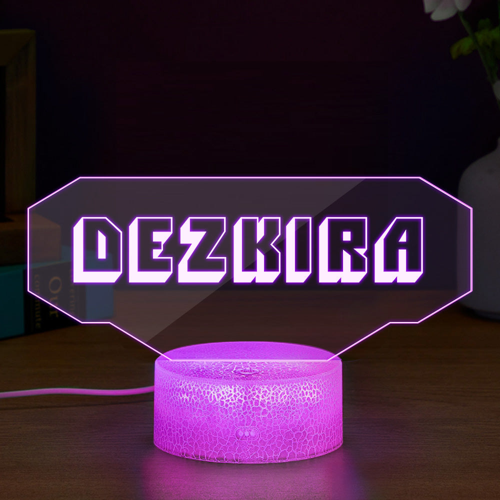 Gaming LED Name Light