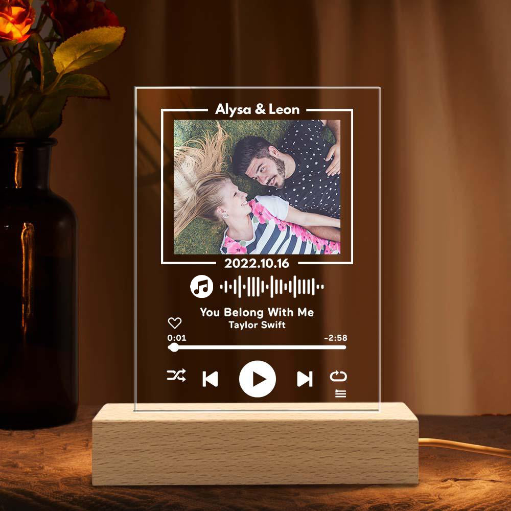 Glass Code Keychain Lamp