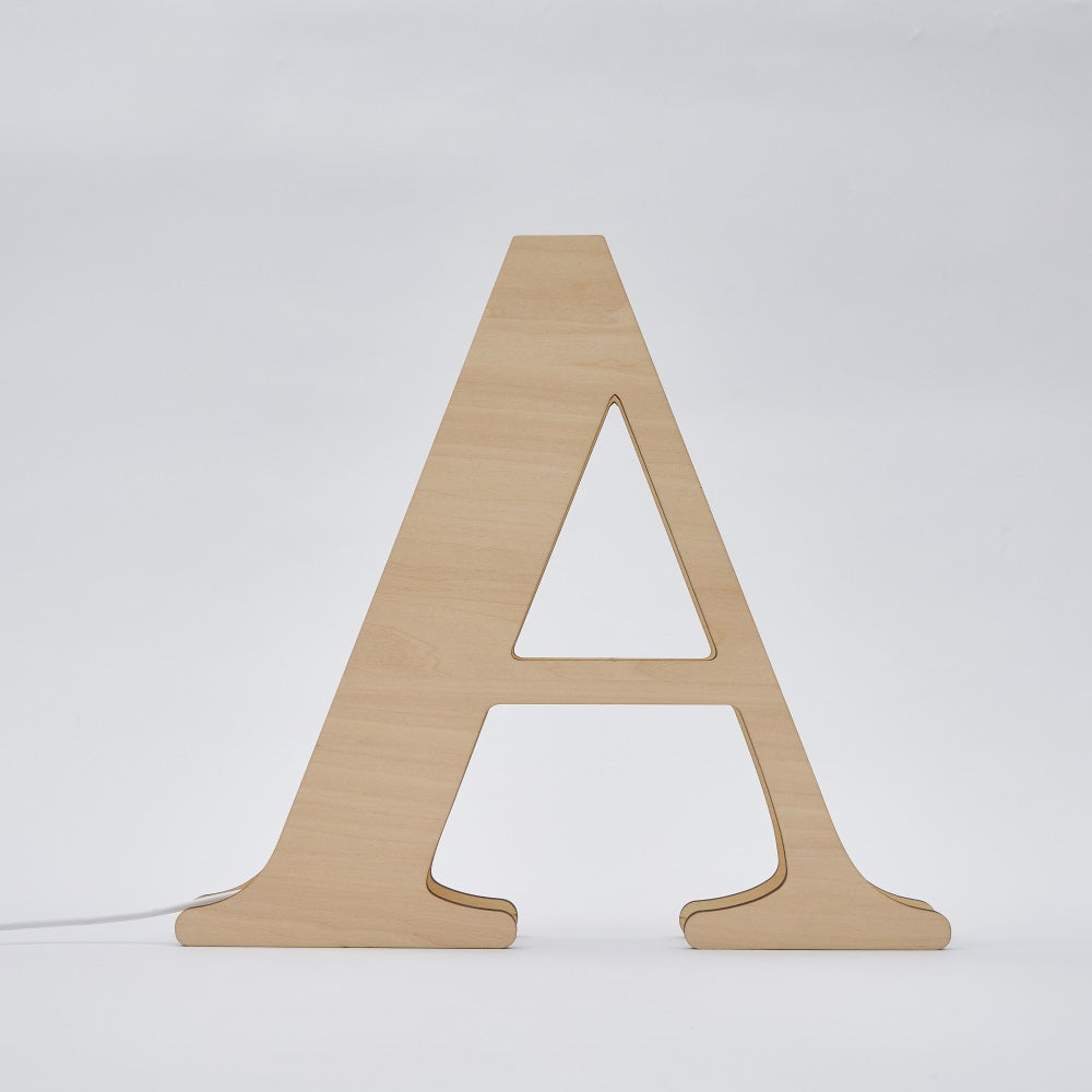 Wooden Letter Night Light