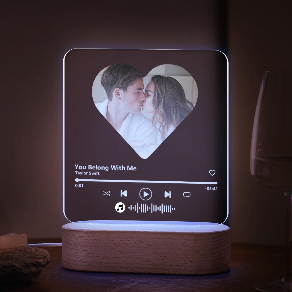 Music Code Heart Lamp