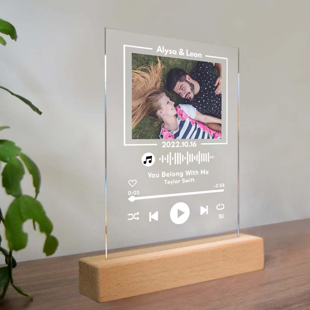 Glass Code Keychain Lamp