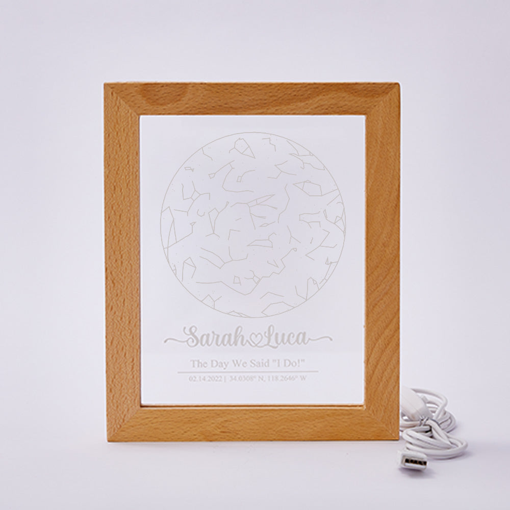 Crystal Star Night Lamp