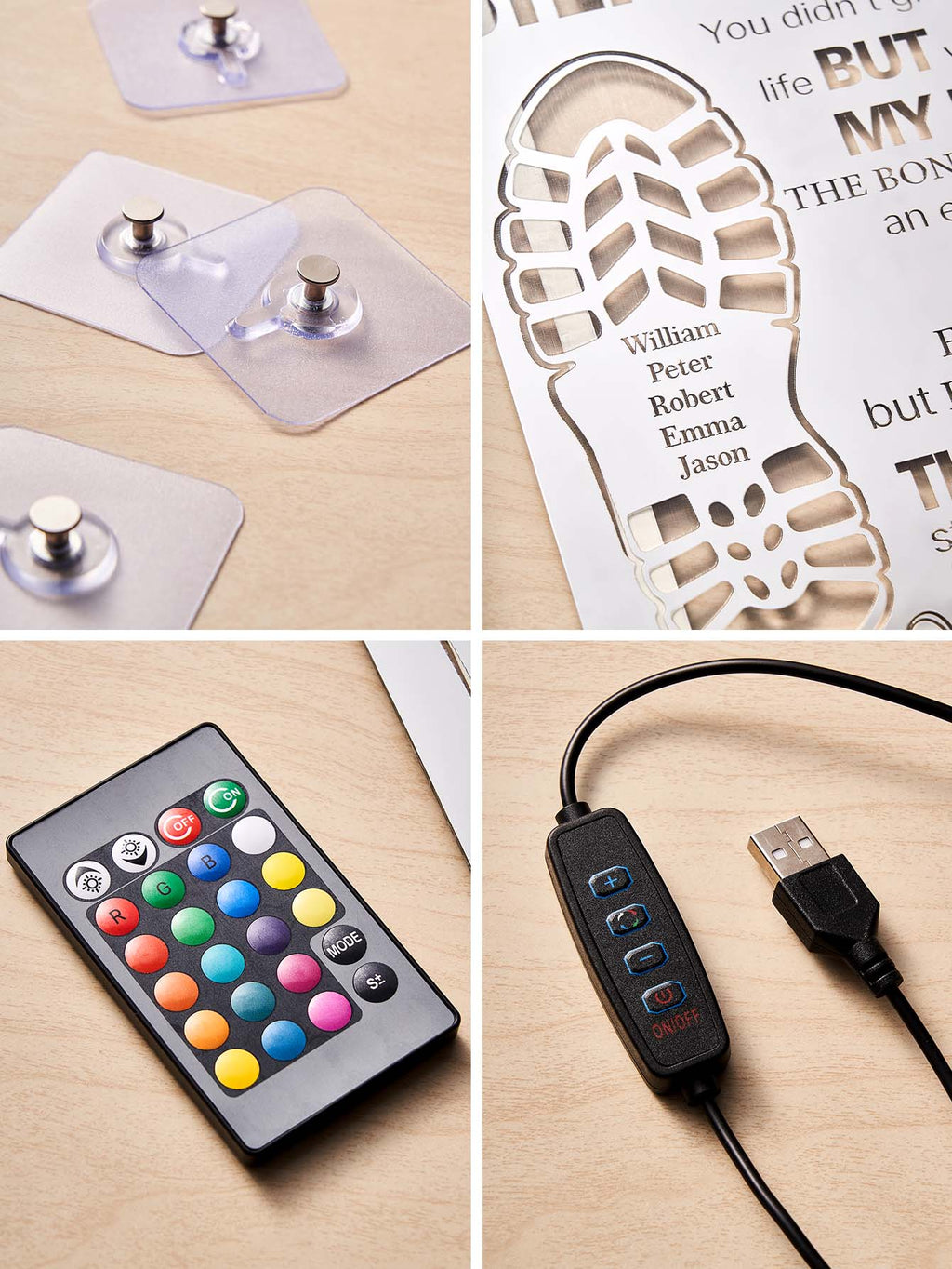 Dad Step-Up Mirror Light