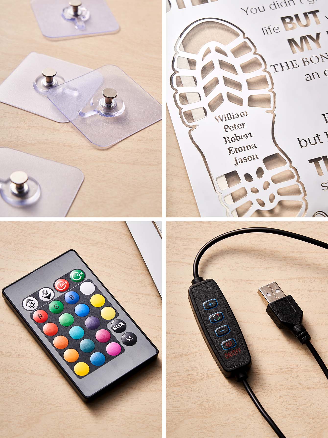 Dad Step-Up Mirror Light